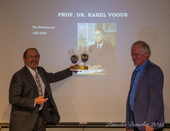 CHAMPION OF OWLS AWARD - Dr. Karel Voous , Dr. Wouter van der Weijden, a former student of the late Dr. Voous, will describe some of Voous' lifelong work with owls and their conservation, including his magnus opus: "Owls of the Northern Hemisphere".  